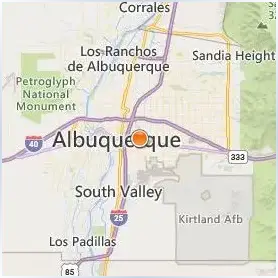 University of New Mexico Location Map University of New Mexico Location Map