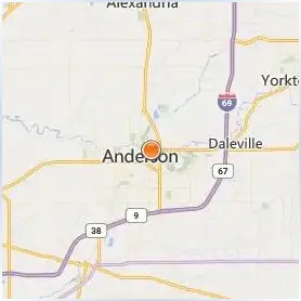 Anderson University Indiana Location Map Anderson University Indiana Location Map