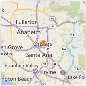 Chapman University Location Map Chapman University Location Map