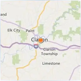 Clarion University of Pennsylvania Location Map Clarion University of Pennsylvania Location Map