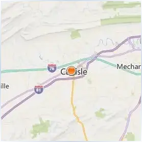 Dickinson College Location Map Dickinson College Location Map