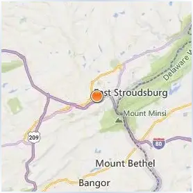East Stroudsburg University of Pennsylvania Location Map East Stroudsburg University of Pennsylvania Location Map