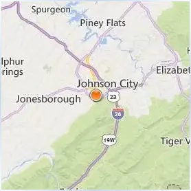 East Tennessee State University Location Map East Tennessee State University Location Map