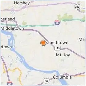 Elizabethtown College Location Map Elizabethtown College Location Map