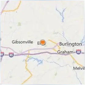 Elon University Location Map Elon University Location Map