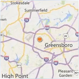 Guilford College Location Map Guilford College Location Map