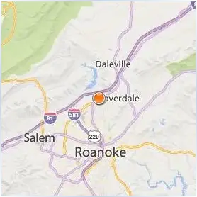 Hollins University Location Map Hollins University Location Map