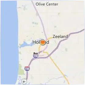 Hope College Location Map Hope College Location Map