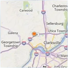 Indiana University Southeast Location Map Indiana University Southeast Location Map