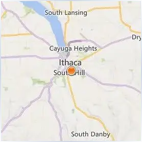 Ithaca College Location Map Ithaca College Location Map