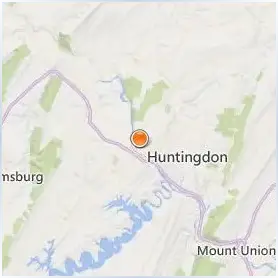 Juniata College Location Map Juniata College Location Map