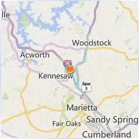 Kennesaw State University Location Map