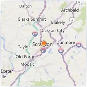 Lackawanna College Location Map Lackawanna College Location Map