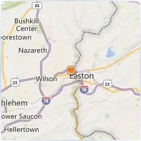 Lafayette College Location Map Lafayette College Location Map