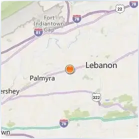 Lebanon Valley College Location Map Lebanon Valley College Location Map