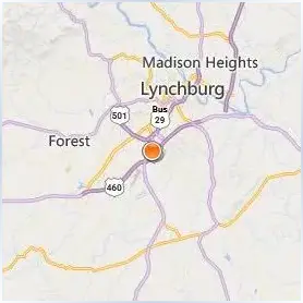 Liberty University Location Map Liberty University Location Map
