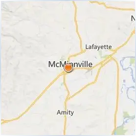 Linfield University Location Map