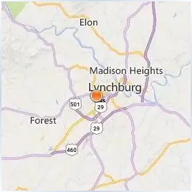 University of Lynchburg Location Map University of Lynchburg Location Map