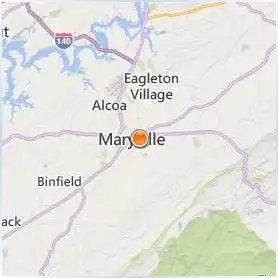 Maryville College Location Map