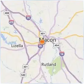 Mercer University Location Map Mercer University Location Map