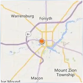 Millikin University Location Map Millikin University Location Map
