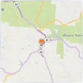 Ohio University Location Map Ohio University Location Map