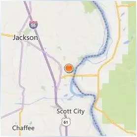 Southeast Missouri State University Location Map