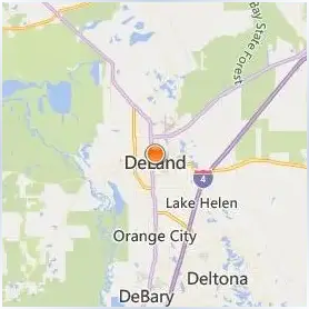 Stetson University Location Map Stetson University Location Map