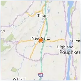 State University of New York at New Paltz Location Map State University of New York at New Paltz Location Map