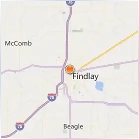 The University of Findlay Location Map