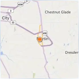 The University of Tennessee Martin Location Map The University of Tennessee Martin Location Map