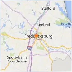 University of Mary Washington Location Map University of Mary Washington Location Map
