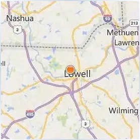 University of Massachusetts Lowell Location Map University of Massachusetts Lowell Location Map