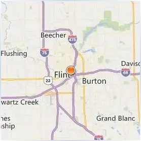 University of Michigan Flint Location Map University of Michigan Flint Location Map