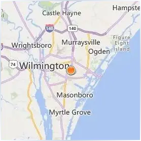 University of North Carolina Wilmington Location Map University of North Carolina Wilmington Location Map
