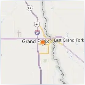 University of North Dakota Location Map University of North Dakota Location Map