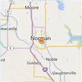 University of Oklahoma Norman Location Map University of Oklahoma Norman Location Map