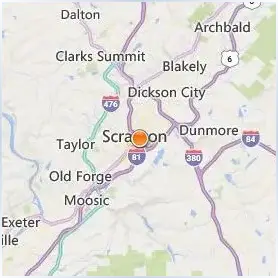 University of Scranton Location Map University of Scranton Location Map