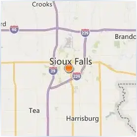 University of Sioux Falls Location Map University of Sioux Falls Location Map
